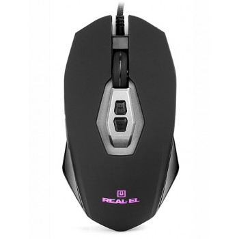 Мишка REAL-EL RM-525 Black USB