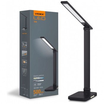 Настільна лампа Videx LED з бездротовою зарядкою 18W 1800-6500K (VL-TF17B)