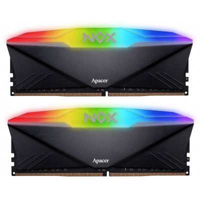 Пам'ять DDR4 2х16GB/3200 Apacer NOX RGB Black (AH4U32G32C28YNBAA-2)