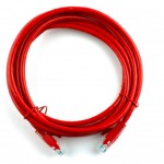 Патч-корд литий Ritar PCR-CU/2Rd/04276 UTP, RJ45, Cat.5e, 2m, червоний