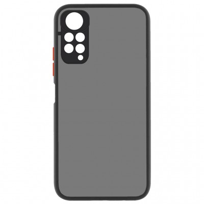 Чохол до мобільного телефона MakeFuture Xiaomi Redmi Note 11 Frame (Matte PC+TPU) Black (MCMF-XRN11BK) 