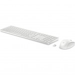 Комплект (клавіатура, миша) HP 650 Wireless UA White (4R016AA)