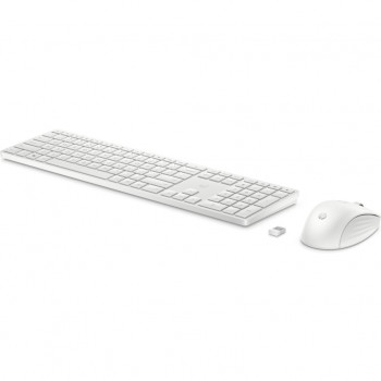 Комплект (клавіатура, миша) HP 650 Wireless UA White (4R016AA)