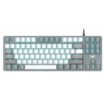 Клавіатура Aula F3287 Keycap KRGD Blue USB UA White/Grey (6948391240688)