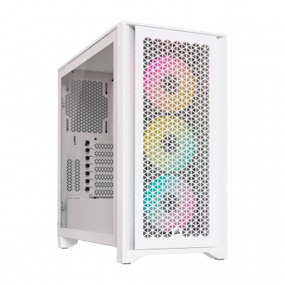 Корпус Corsair iCUE 4000D RGB Airflow White (CC-9011241-WW)