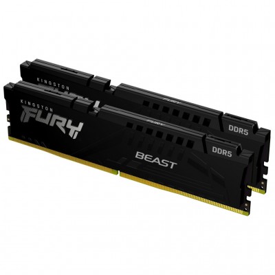 Пам'ять DDR5 16GB (2x8GB) 5600 MHz Beast Kingston Fury (ex.HyperX) KF556C36BBEK2-16