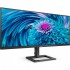 Монітор 34" Philips 346E2LAE, WQHD, VA, 100Hz, 1,0ms, HDMI, DP, USB-C, USB-hub, HAS, колонки, чорний