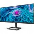 Монітор 34" Philips 346E2LAE, WQHD, VA, 100Hz, 1,0ms, HDMI, DP, USB-C, USB-hub, HAS, колонки, чорний