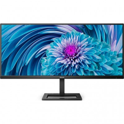 Монітор 34" Philips 346E2LAE, WQHD, VA, 100Hz, 1,0ms, HDMI, DP, USB-C, USB-hub, HAS, колонки, чорний