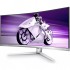 Монітор 34" Philips 34M2C8600, QD-OLED WQHD, вигнутий, 175Hz, 0.1ms, 2хHDMI, DP, USB-C, USB-hub, HAS