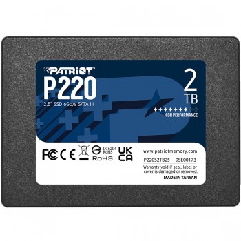 SSD 2.5" 2TB P220 Patriot P220S2TB25