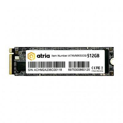 SSD M.2 512GB X500S NVMe PCIe 3.0 NVMe ATNVMX500S/512 ATRIA