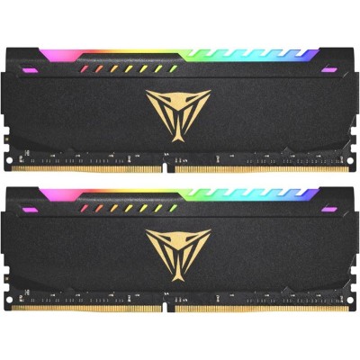 Пам'ять DDR4 2x16GB/3600 Patriot Viper Steel RGB Black (PVSR432G360C0K)