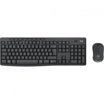 Комплект (клавіатура, миша) Logitech MK370 for Business Wireless UA Black (920-012077)