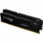 Пам'ять DDR5 64GB (2x32GB) 6000 MHz Beast Black EXPO Kingston Fury (ex.HyperX) KF560C36BBEK2-64