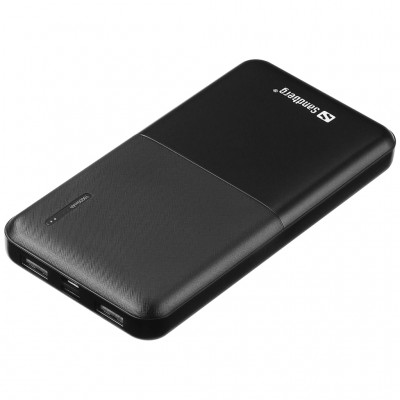 УМБ Sandberg 10000mAh, Saver, USB-C, Micro-USB, output: USB-A*2 (320-34)
