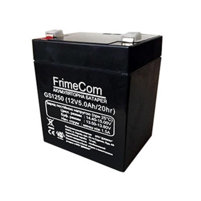 Батарея для ДБЖ FrimeCom 12V 5AH (GS1250) AGM