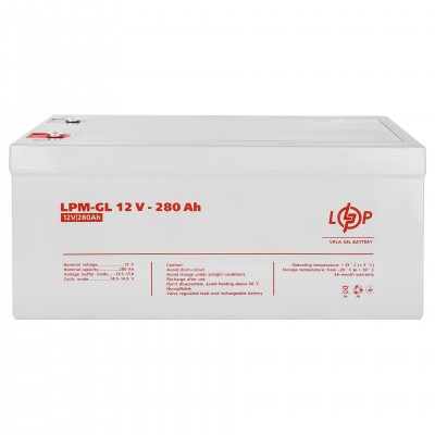 Батарея для ДБЖ LogicPower 12V 280AH (LPM-GL 12 - 280 AH) GEL