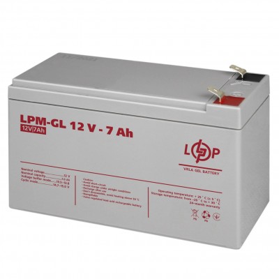 Батарея для ДБЖ LogicPower 12V 7AH (LPM-GL 12 - 7 AH) GEL