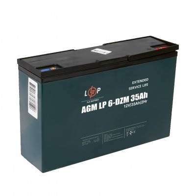 Батарея для ДБЖ LogicPower LP 12V 35AH (6-DZM-35) AGM