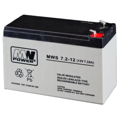Батарея для ДБЖ MW Power 12V 7.2 AH (MWS 7.2-12) AGM