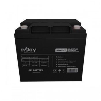 Батарея для ДБЖ Njoy GE4012FF 12V 40AH (BTVGCDTOMTCFFCN01B) GEL 480 Вт*год