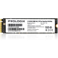 SSD 512GB Prologix S380 M.2 2280 PCIe 3.0 x4 NVMe TLC (PRO512GS380)