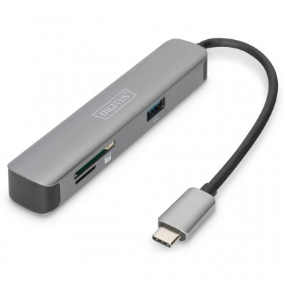 USB-хаб DIGITUS Travel USB-C 5 Port (DA-70891)
