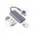 USB-хаб Dynamode USB3.1 Type-C to HDMI, 3хUSB3.0, RJ45, USB Type-C (Dock-USB-TypeC-HDMI-USB3.0-RJ45)