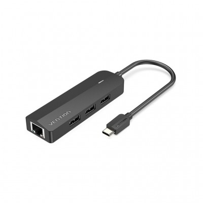 USB-хаб Vention USB 3.1 Type-C to 3xUSB 2.0+MicroUSB+RJ45 100M Eth (TGOBB)