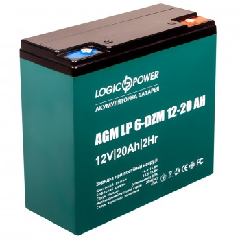 Батарея для ДБЖ LogicPower LP 12V 20AH (6-DZM-12-20) AGM