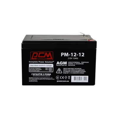 Батарея для ДБЖ PowerCom 12В 12Ah (PM-12-12)