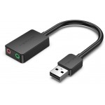 Звукова плата Vention Audio USB 2х3,5 мм jack 0.15m (CDYB0)