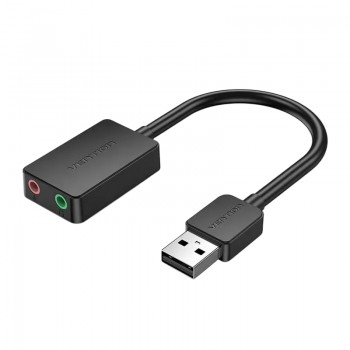Звукова плата Vention Audio USB 2х3,5 мм jack 0.15m (CDYB0)