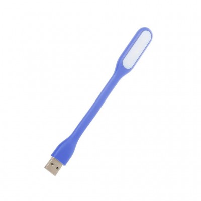 Лампа USB Optima LED, гнучка, синій (UL-001-BLU)