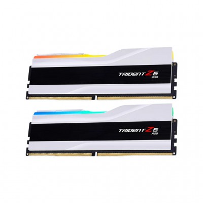 Пам'ять DDR5 32GB (2x16GB) 6000 MHz Trident Z5 RGB White G.Skill F5-6000J3636F16GX2-TZ5RW