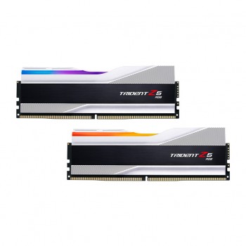 Пам'ять DDR5 32GB (2x16GB) 7200 MHz Trident Z5 RGB Silver G.Skill F5-7200J3445G16GX2-TZ5RS