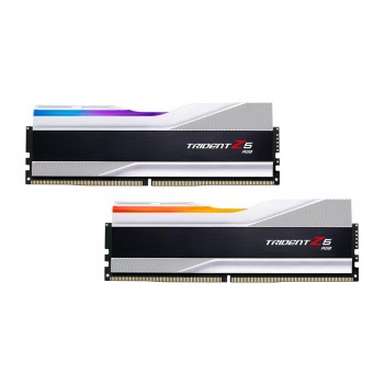 Пам'ять DDR5 32GB (2x16GB) 8000 MHz Trident Z5 RGB Silver G.Skill F5-8000J3848H16GX2-TZ5RS