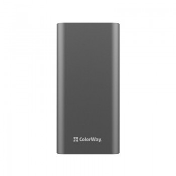 УМБ Colorway 20 000 mAh PD/20W, QC/3.0, USB-C/Micro-USB/Lightni (CW-PB200LPH3GR-PDD)