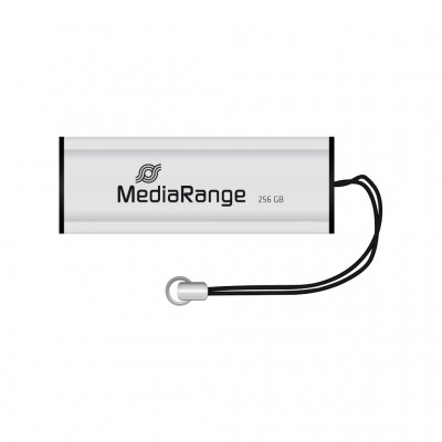 флеш USB 3.0 256GB MediaRange Black/Silver (MR919)