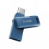 флеш USB 64GB Dual Drive Go Navy Blue USB 3.1 + Type-C SANDISK (SDDDC3-064G-G46NB)