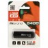 флеш USB 64GB Mink Black USB 2.0 Mibrand (MI2.0/MI64P4B)