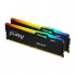 Пам'ять DDR5 16GB (2x8GB) 5200 MHz Beast RGB Kingston Fury (ex.HyperX) KF552C36BBEAK2-16