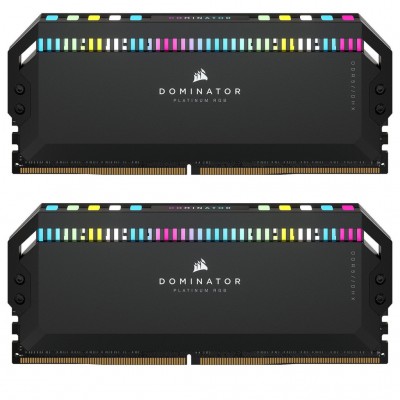 Пам'ять DDR5 64GB (2x32GB) 6000 MHz Dominator Platinum RGB CORSAIR CMT64GX5M2B6000C30