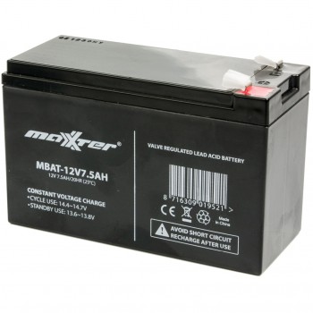 Батарея для ДБЖ Maxxter 12V 7.5AH (MBAT-12V7.5AH)