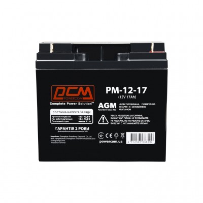 Батарея для ДБЖ PowerCom 12В 17Ah (PM-12-17)