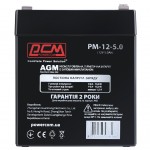 Батарея для ДБЖ PowerCom PM-12-5.0, 12V 5Ah (PM-12-5.0)