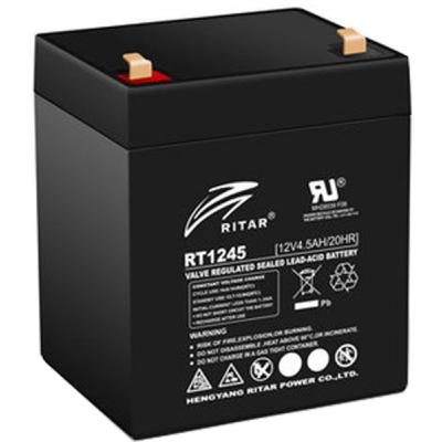 Батарея для ДБЖ Ritar AGM RT1245, 12V-4.5Ah, Black (RT1245B)