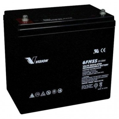 Батарея для ДБЖ Vision FM 12V 55Ah (6FM55E-X)