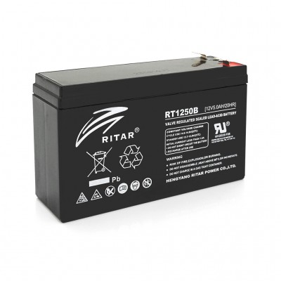 Батарея для ДБЖ Ritar AGM RT1250B, 12V-5Ah (RT1250B)